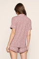 Gisele Printed Modal Relaxed Short PJ Set Animal Instinct Woodrose