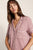 Gisele Printed Modal Relaxed Short PJ Set Animal Instinct Woodrose
