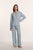 Nautico Long PJ Set Classic Stripe Slate