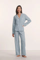 Nautico Long PJ Set Classic Stripe Slate