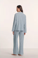 Nautico Long PJ Set Classic Stripe Slate