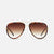 All in Sunglasses in Tort Brown