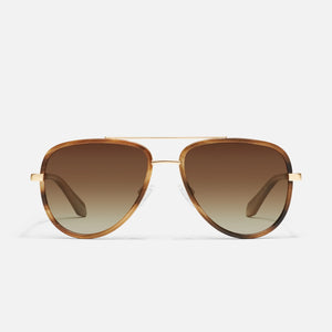 All In Mini Tortoise Gold Frame / Brown Polarized Lens