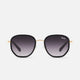 Big Time Sunglasses in Black Smoke