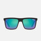 Let it Run Sunglasses in Matte Black Navy Polarized Lens