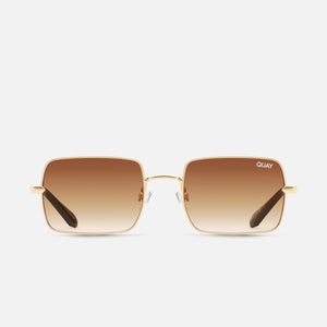 TTYL Sunglasses in Gold Brown
