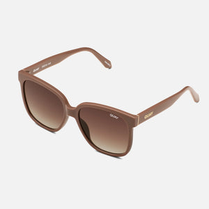 Wide Awake Sunnies in Oat Brown