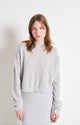 Raxow Funnel Neck Jumper Heather Grey