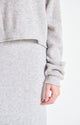 Raxow Funnel Neck Jumper Heather Grey