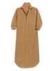Rory Maxi Shirtdress Camel Corduroy