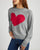 Layton Love Sweater in Heather Grey