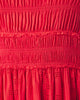 Kenzie Geo Eyelet Dress Scarlet