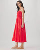 Kenzie Geo Eyelet Dress Scarlet
