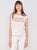 Sundry Chasing Sunsets Muscle Tank in White