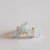 White Druzy Bar Studs