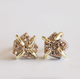 Rose Gold Druzy Prong Studs