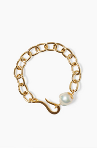Cypress Chain Freshwater Pearl Hook Bracelet