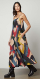 Maryann Strappy Printed Maxi Chai