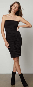 Anissa Strapless Dress Black