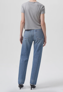 90's Pinch Waist High Rise Straight Soul