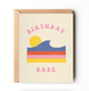 Birthday Babe Retro Summer Birthday Card