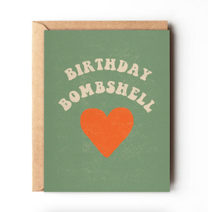 Birthday Bombshell Retro Birthday Card