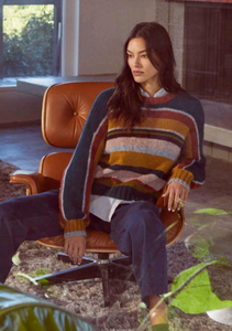 Samara Stripe Alpaca Wool Sweater