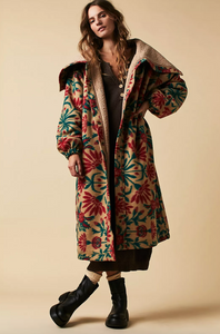 This Love Cardigan Coat Ruby Floral