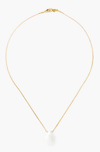 Pear Pendant Necklace Moonstone