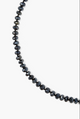 Rondelle Necklace Mystic Black Spinel