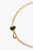 Bevel Set Fish Hook Necklace Hypersthene