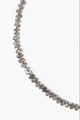 NS-14330 Mystic Labradorite Rondelle Necklace