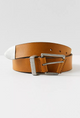 WTF Getty Leather Belt Pumpkin