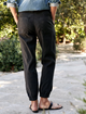 Jameson Utility Jogger Black Linen