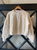 Quilted Oversized Henley Cream