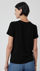Solana Short Sleeve Shirt in Black