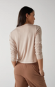 Pacifica Long Sleeve Crew in Nude