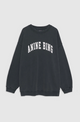 Tyler Sweatshirt Anine Bing in Washed Black