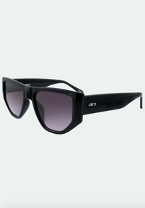 Elka Sunglasses in Dark Chocolate Brown Fade