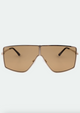 Juno Sunglasses in Gold Brown