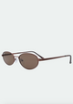 Rosie Sunglasses in Chocolate Brown