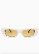 Zoe Sunglasses in Cream Light Brown