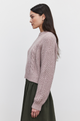 Marley Crewneck Knit Sweater in Freesia