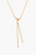 Tie Lariat Yellow Gold Necklace