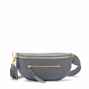 Charles Crossbody in Sonnet Grey Brushed Gold