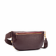 Charles Crossbody Large in Cabernet Pebble Brushed Gold