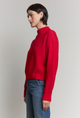 Cypress Alpaca Blend Turtleneck Sweater in Red