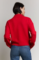 Cypress Alpaca Blend Turtleneck Sweater in Red