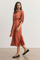 Laurel Long Sleeve Dress in Rustic