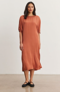 Laurel Long Sleeve Dress in Rustic